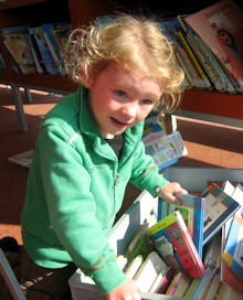 “Er is een aanbod van boeken vanaf de wieg.”
