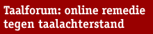 Taalforum: online remedie tegen taalachterstand